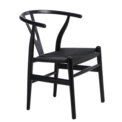 Chair Wicker, black