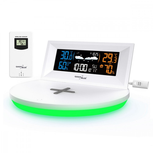 GreenBlue Wireless Weather Station with Qi GB213