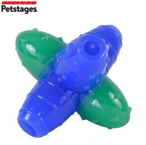 Petstages Orka Jack Dog Toy Interactive blue green www.megastore .mt