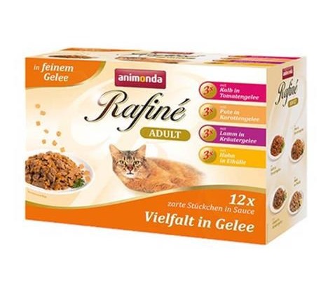 Animonda Rafiné Multipack Cat Food in Jelly 12x100g