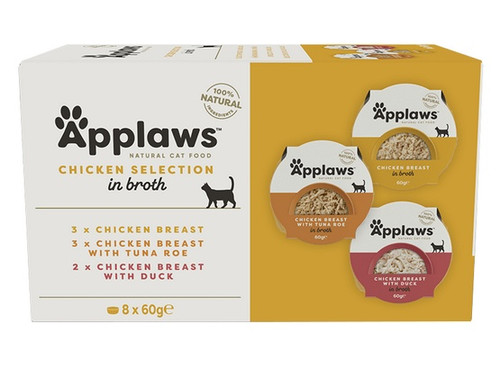 Applaws Cat Food Chicken Selection Multi Pack 8x60g