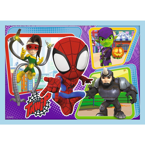 Trefl Children's Puzzle Spidey Amazing Friends 4in1 3+