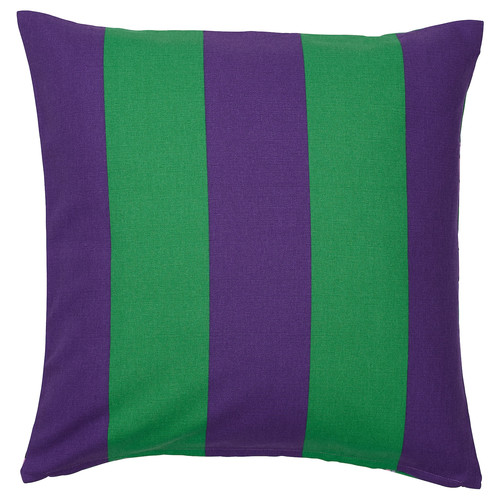 BUSKVICKER Cushion cover, purple/green, 50x50 cm