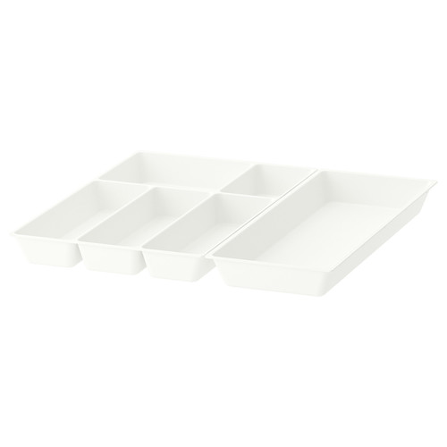 UPPDATERA Cutlery tray/utensil tray, white, 52x50 cm