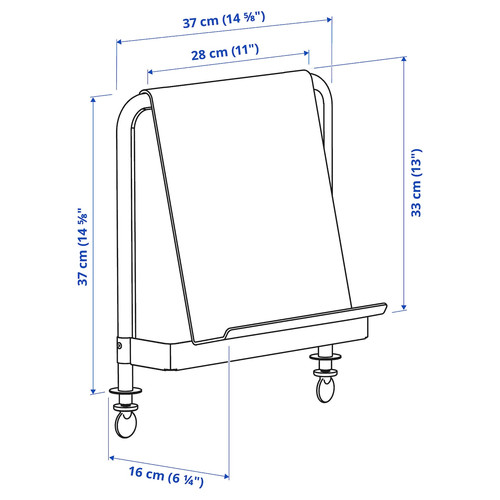 RELATERA Desk combination sit/stand, white/light grey-green, 90x60 cm