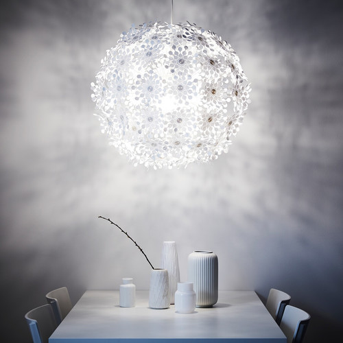 GRIMSÅS Pendant lamp, white, 55 cm