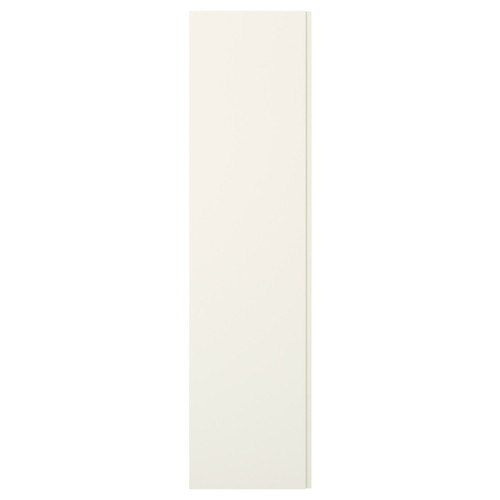 VIKANES Door with hinges, white, 50x195 cm