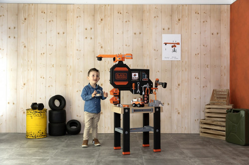 Smoby Black+Decker Builder Workbench Playset 3+