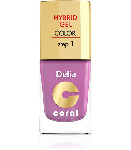 Delia Cosmetics Coral Hybrid Gel Nail Polish No. 05 powder pink 11ml