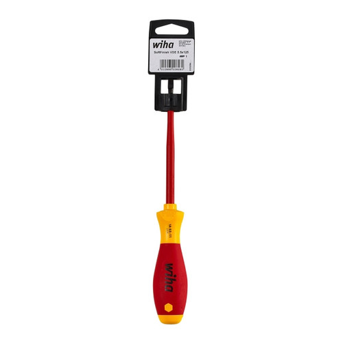 Wiha VDE Insulated Slotted Screwdriver 5.5 x 125mm