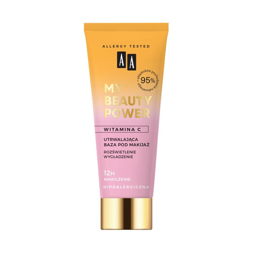 AA My Beauty Power Make-up Primer Vit C 95% Natural Vegan 30ml