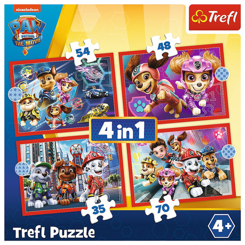 Trefl Children's Puzzle 4in1 Paw Patrol 4+