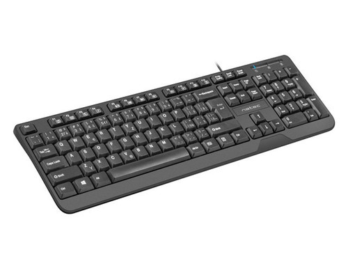 UNW Keyboard Trout Slim black USB CZ/SK