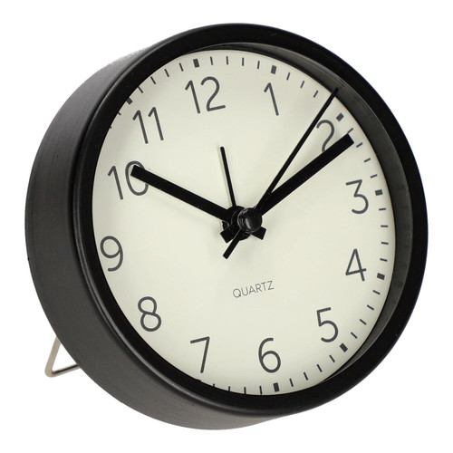 Alarm Clock Quazi 9cm, black