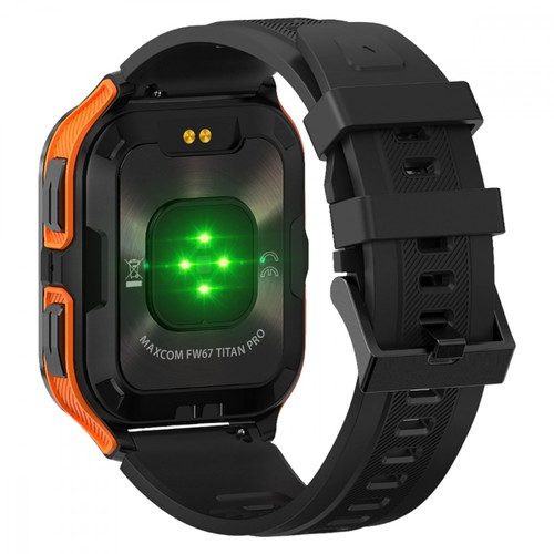 Maxcom Smartwatch Fit FW67 Titan Pro, orange-black