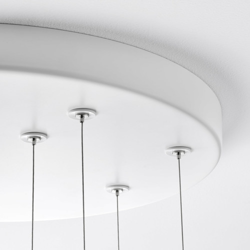 VARMBLIXT LED pendant lamp, white frosted glass