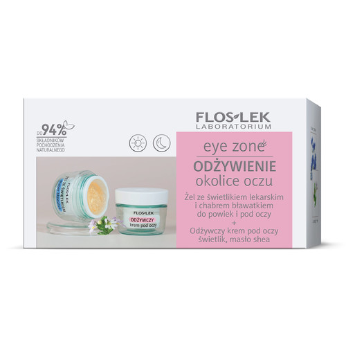 FLOSLEK Gift Set Eye Zone Eye Areas Nourish 94% Natural