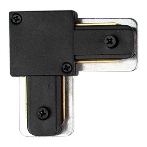 L-type Connector for DPM X-Line Solid track, black