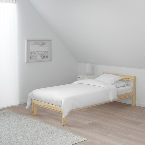 NEIDEN Bed frame, pine, 90x200 cm