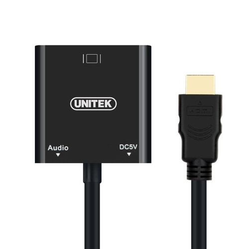 ADAPTER HDMI TO VGA + AUDIO; Y-6333