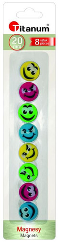 Titanum Magnets Smile 20mm 8pcs