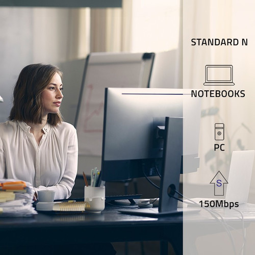 Qoltec Mini Adapter Wi-Fi, BT 4.0