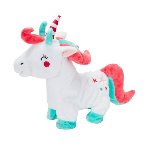 Christmas Soft Toy with Sound Unicorn