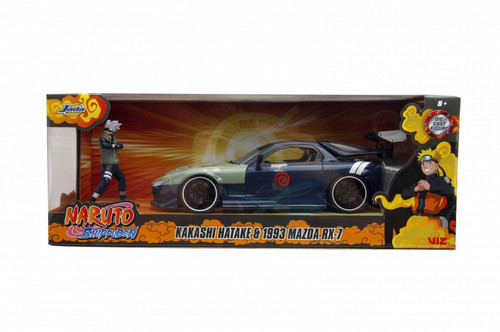 Jada Toys Naruto Mazda RX-7 1993 & Kakashi Hatake 3+