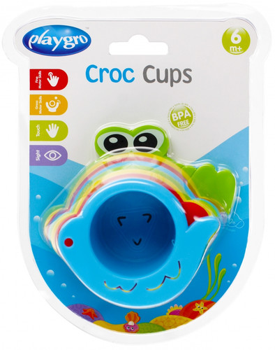 Playgro Stacking Cups Crocodile 0+