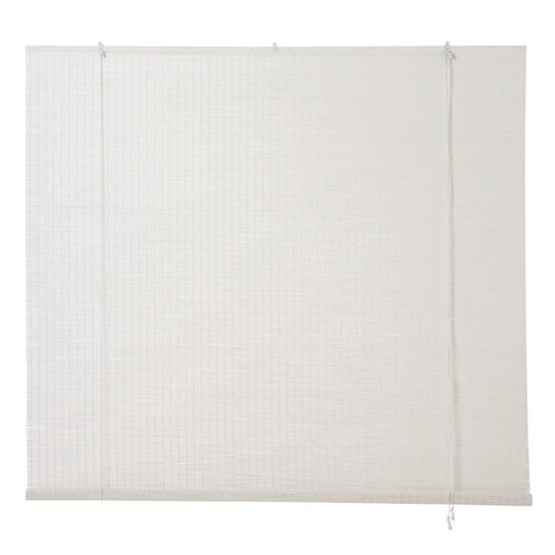 Corded Bamboo Roller Blind Colours Java 160x180cm, white