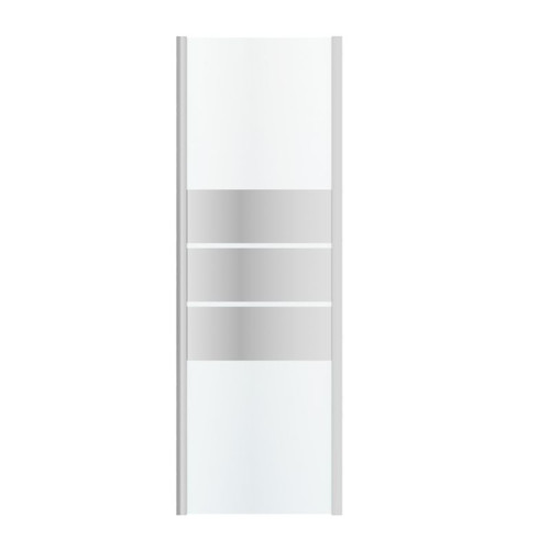 GoodHome Shower Panel Beloya 70 cm, chrome/mirror glass