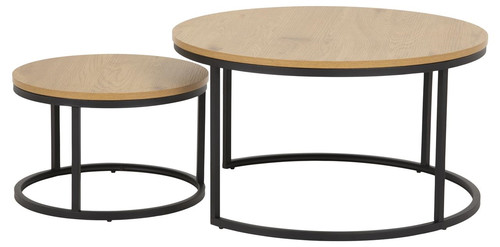 Nesting Tables Set of 2 Spiro, oak