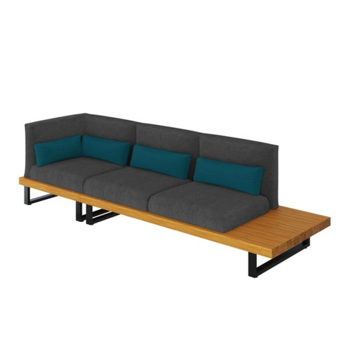 GoodHome Corner Seat Section Moala, outdoor