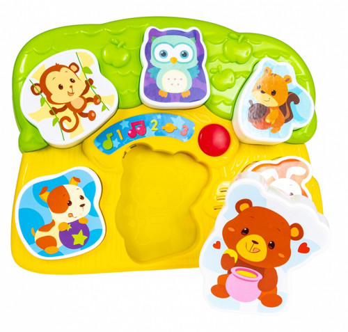 Smily Animal Puzzle with Sound 12m+