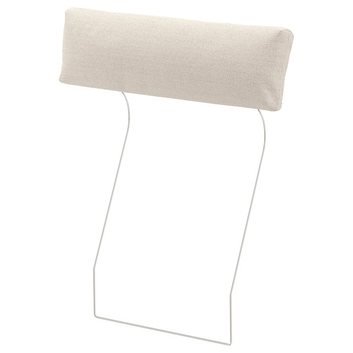 VIMLE Cover for headrest, Gunnared beige