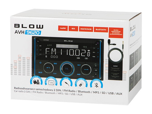 Blow Car Radio AVH-9620 2DIN RDS RGB