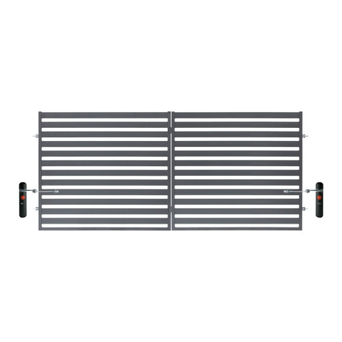 Double Swing Gate Steel 350 x 154 cm