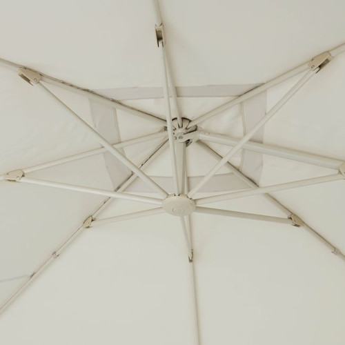 Garden Parasol Umbrella GoodHome Menorca 300 x 300 cm, beige