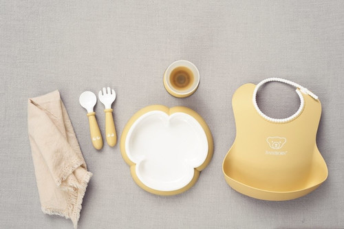 BABYBJORN Baby Dinner Set - Powder Yellow