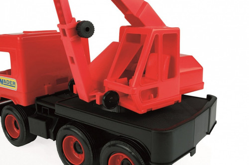 Wader Middle Truck Crane Red 38cm 3+