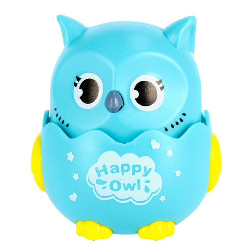 Press & Go Toy Happy Owl 7cm, 1pc, assorted colours, 3+