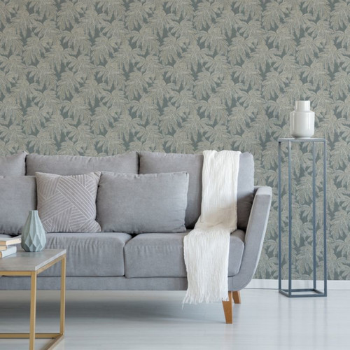 GoodHome Vinyl Wallpaper on Fleece Pyroo, sea