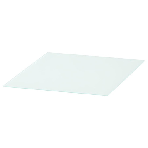 MALM Glass top, white, 40x48 cm