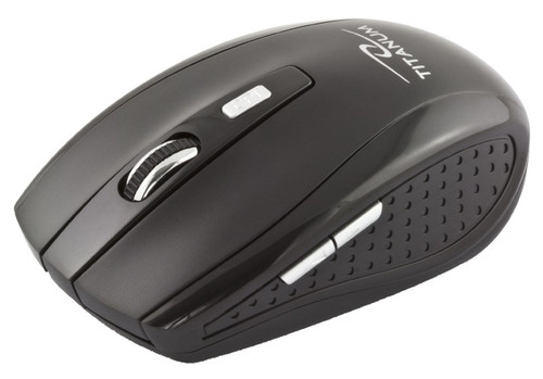 Titanum Wireless Optical Mouse SNAPPER TM105K 2.4GHz, DPI 1000/1600, 6 buttons, NANO receiver, black