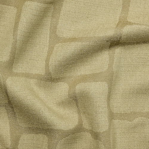 LÖNNSTÄVMAL Block-out curtains, 1 pair, light olive-green, 145x300 cm