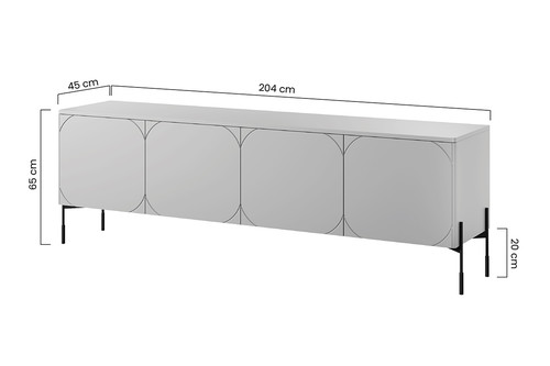 TV Cabinet Sonatia 200, olive