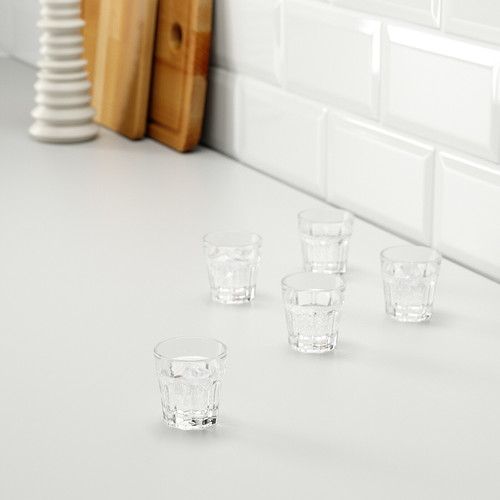 POKAL Snaps glass, clear glass, 5 cl, 6  pack