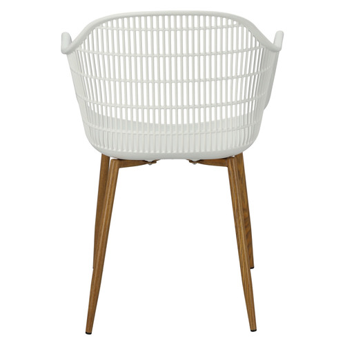 Chair Becker, white/natural