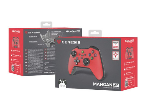 Natec Gamepad Genesis Mangan 400, red