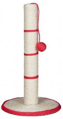 Trixie Scratching Post with Ball 62cm, assorted colours